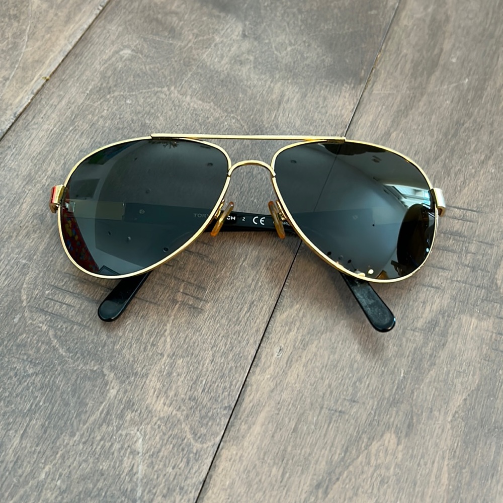Tory Burch Aviator Polarized Sunglasses